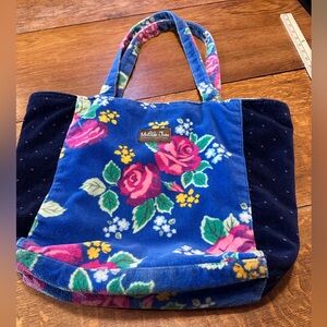 Matilda Jane Sweet Sunshine Flower Floral Bag‎ Terry Cloth Tote